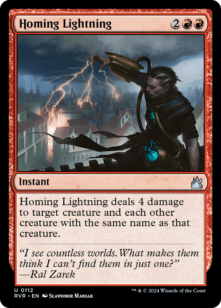 Homing Lightning [Ravnica Remastered] | Red Riot Games CA