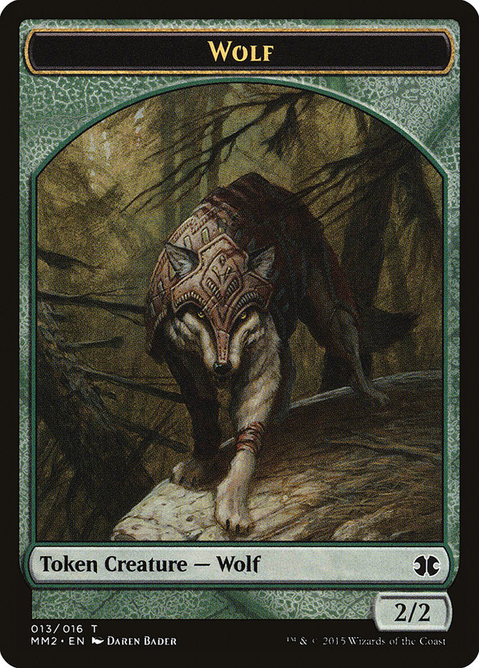 Wolf Token [Modern Masters 2015 Tokens] | Red Riot Games CA