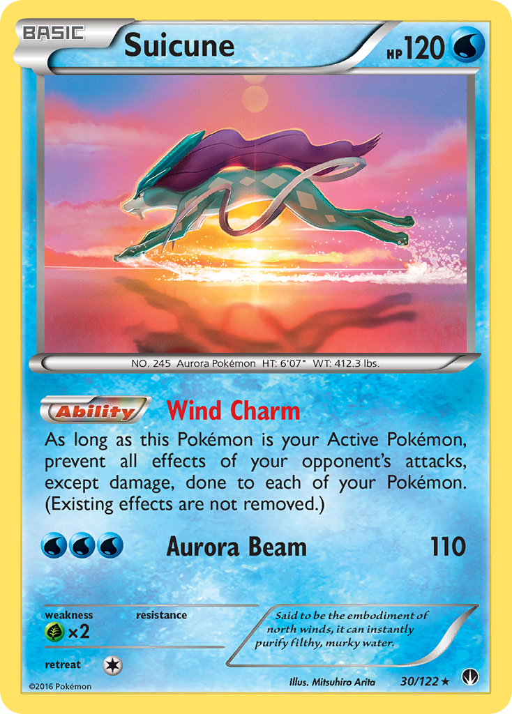 Suicune (30/122) [XY: BREAKpoint] | Red Riot Games CA