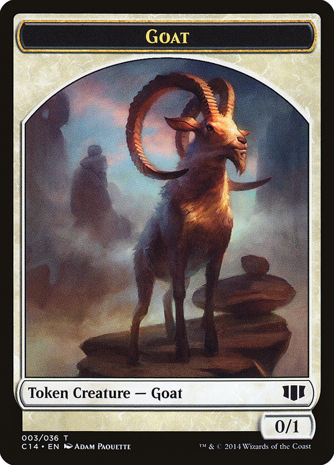 Wurm (032/036) // Goat Double-Sided Token [Commander 2014 Tokens] | Red Riot Games CA