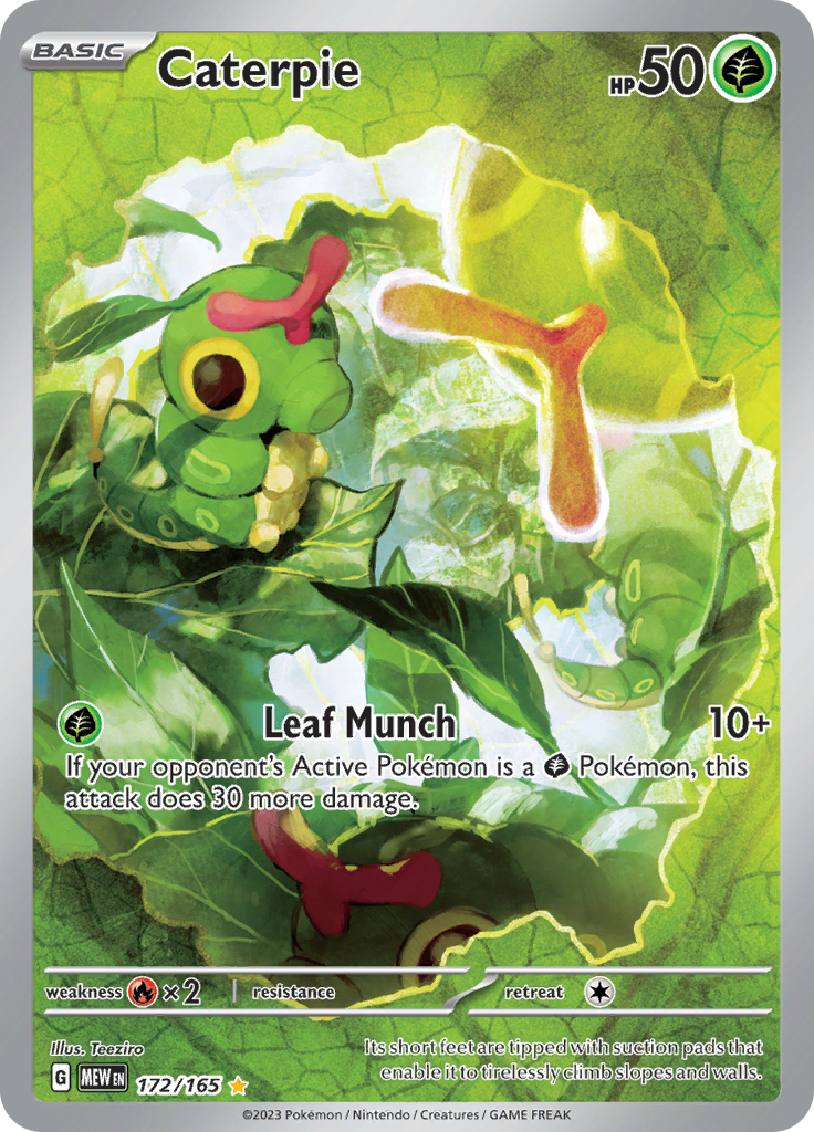 Caterpie (172/165) [Scarlet & Violet: 151] | Red Riot Games CA