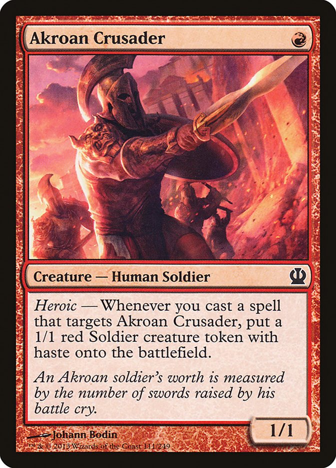 Akroan Crusader [Theros] | Red Riot Games CA
