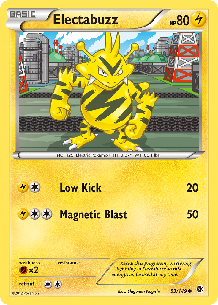 Electabuzz (53/149) [Black & White: Boundaries Crossed] | Red Riot Games CA