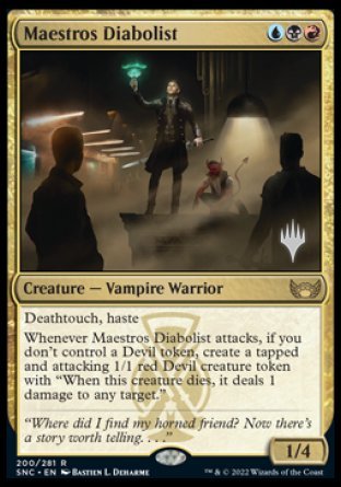 Maestros Diabolist (Promo Pack) [Streets of New Capenna Promos] | Red Riot Games CA