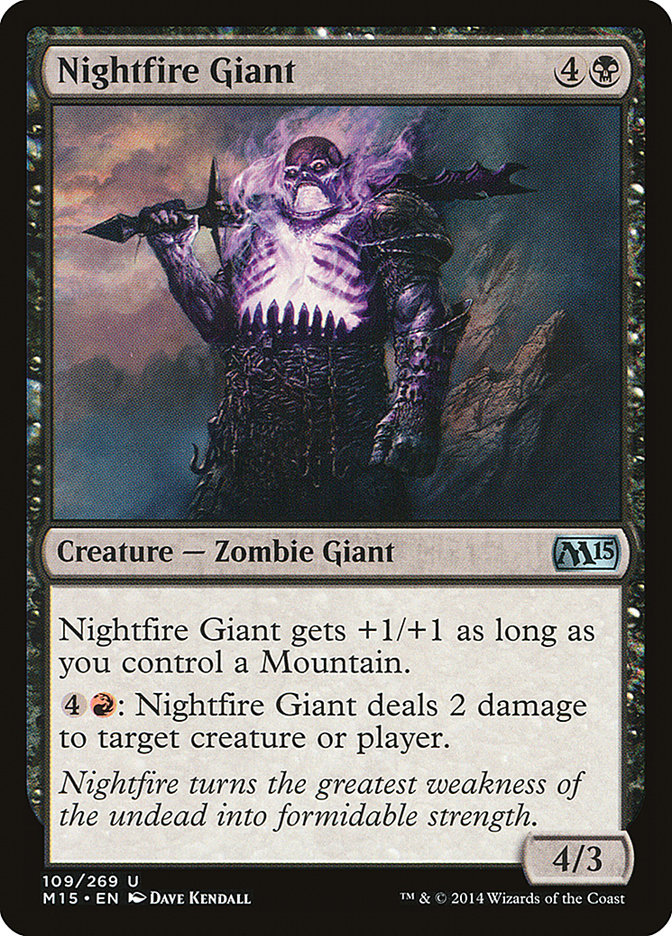 Nightfire Giant [Magic 2015] | Red Riot Games CA