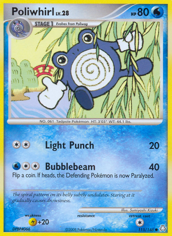 Poliwhirl (115/146) [Diamond & Pearl: Legends Awakened] | Red Riot Games CA
