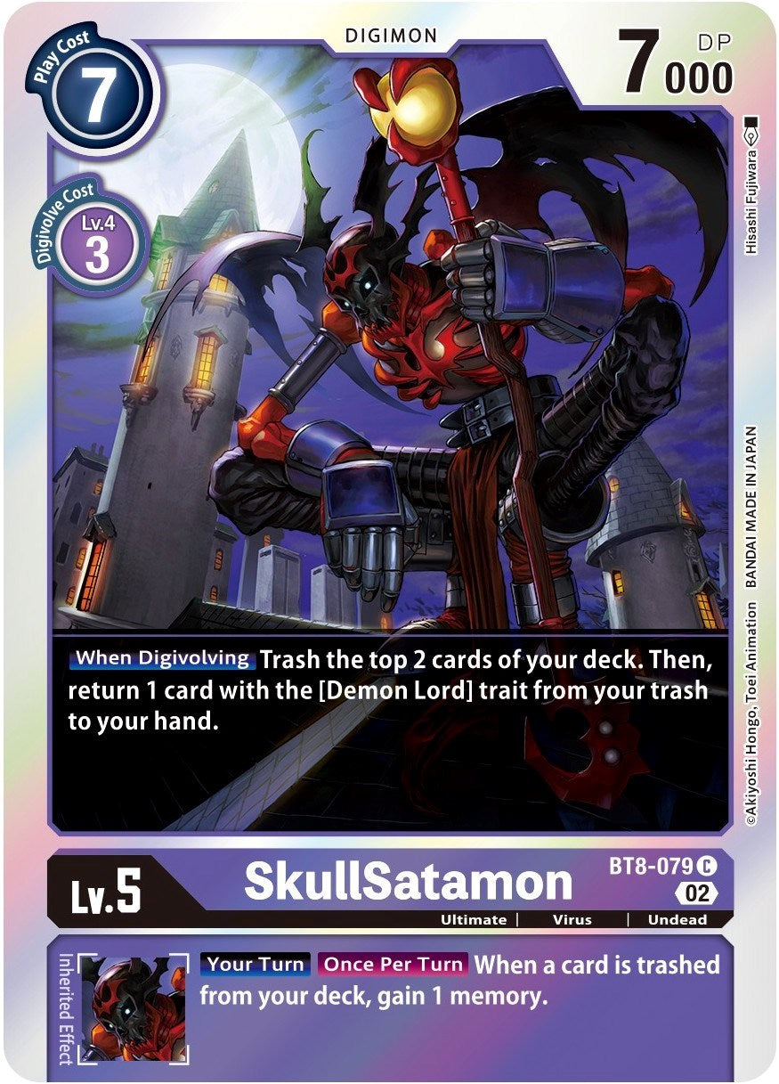 SkullSatamon [BT8-079] (Alternate Art) [Starter Deck: Beelzemon Advanced Deck Set] | Red Riot Games CA