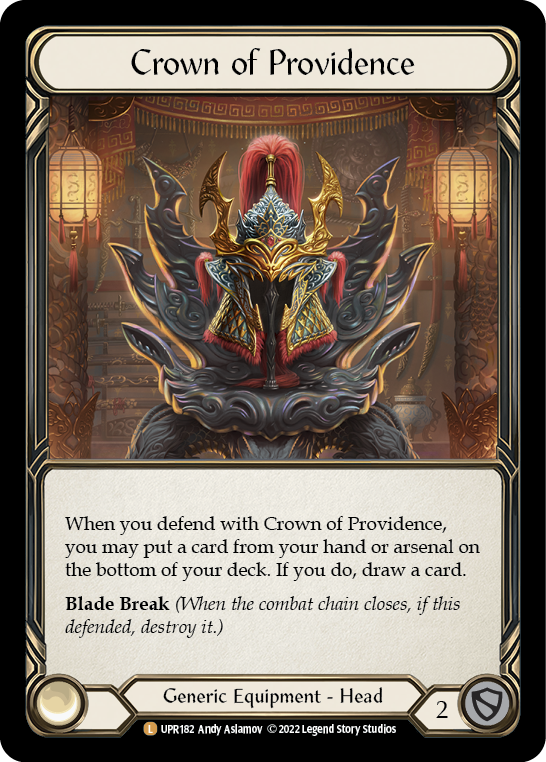 Crown of Providence [UPR182] (Uprising)  Cold Foil | Red Riot Games CA