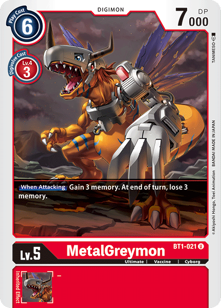 MetalGreymon [BT1-021] [Release Special Booster Ver.1.0] | Red Riot Games CA