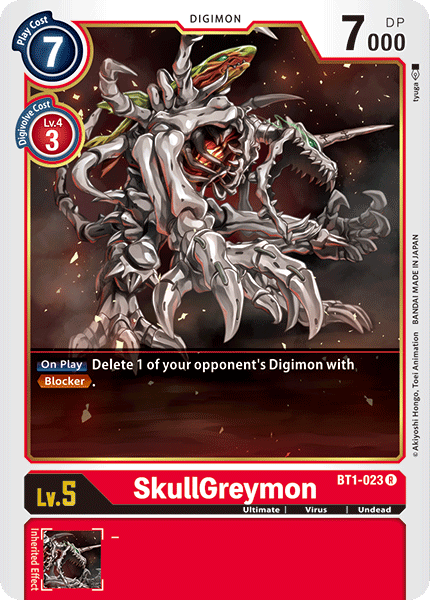 SkullGreymon [BT1-023] [Release Special Booster Ver.1.0] | Red Riot Games CA