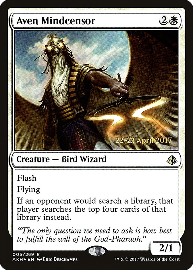 Aven Mindcensor [Amonkhet Prerelease Promos] | Red Riot Games CA