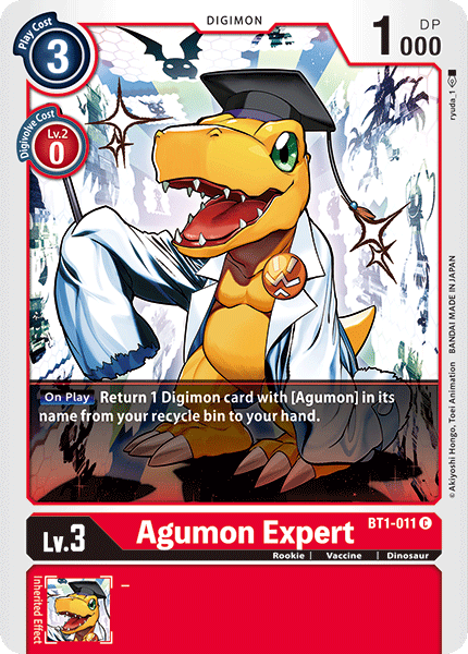 Agumon Expert [BT1-011] [Release Special Booster Ver.1.0] | Red Riot Games CA
