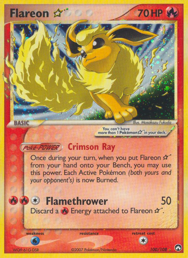 Flareon Star (100/108) [EX: Power Keepers] | Red Riot Games CA