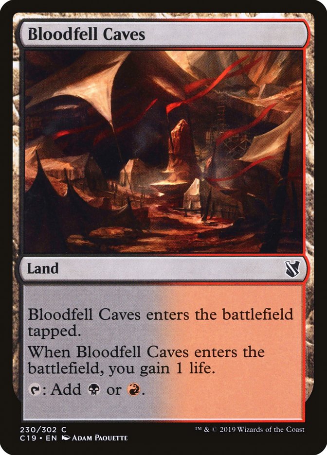 Bloodfell Caves [Commander 2019] | Red Riot Games CA