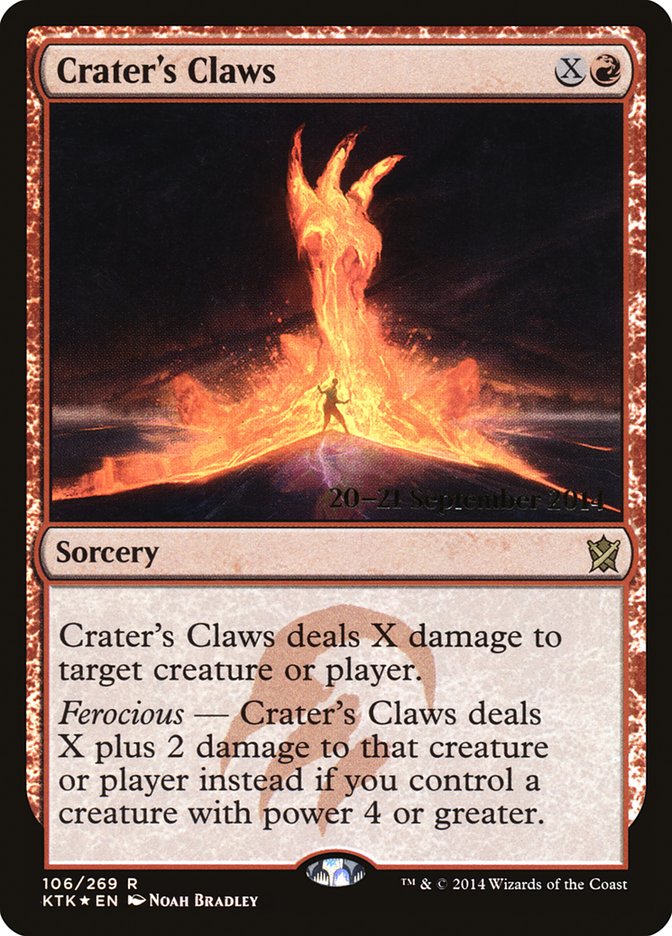 Crater's Claws [Khans of Tarkir Prerelease Promos] | Red Riot Games CA