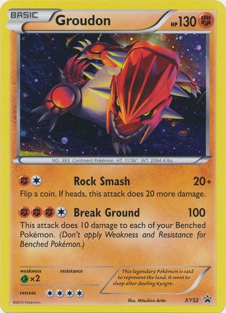 Groudon (XY52) (Jumbo Card) [XY: Black Star Promos] | Red Riot Games CA