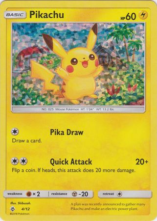 Pikachu (4/12) [McDonald's Promos: 2018 Collection] | Red Riot Games CA
