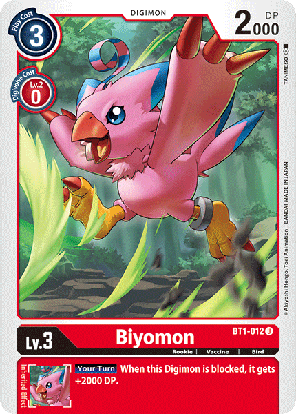 Biyomon [BT1-012] [Release Special Booster Ver.1.0] | Red Riot Games CA