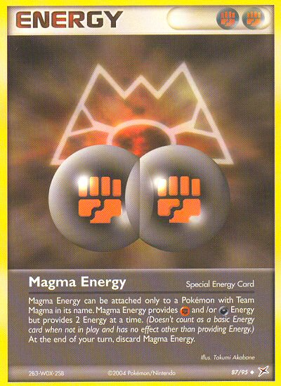 Magma Energy (87/95) [EX: Team Magma vs Team Aqua] | Red Riot Games CA