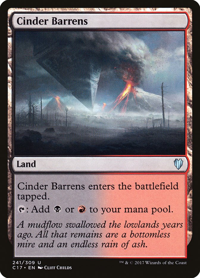 Cinder Barrens [Commander 2017] | Red Riot Games CA