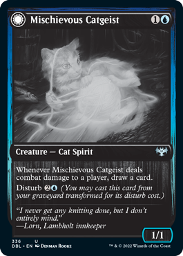 Mischievous Catgeist // Catlike Curiosity [Innistrad: Double Feature] | Red Riot Games CA