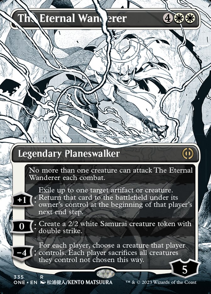 The Eternal Wanderer (Borderless Manga) [Phyrexia: All Will Be One] | Red Riot Games CA