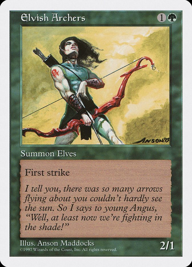 Elvish Archers [Fifth Edition] | Red Riot Games CA