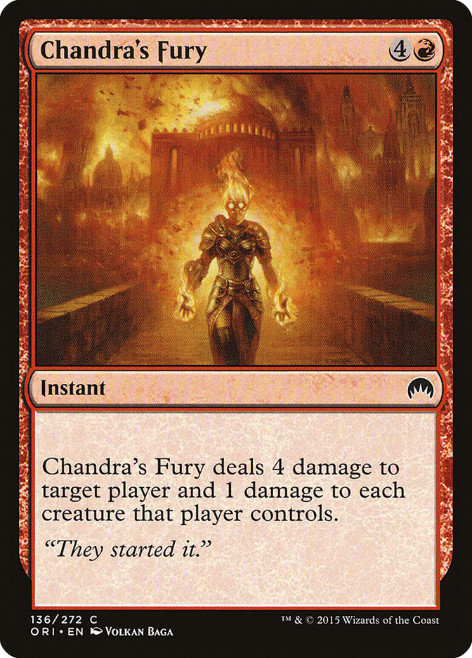 Chandra's Fury [Magic Origins] | Red Riot Games CA