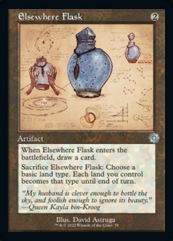 Elsewhere Flask (Retro Schematic) [The Brothers' War Retro Artifacts] | Red Riot Games CA