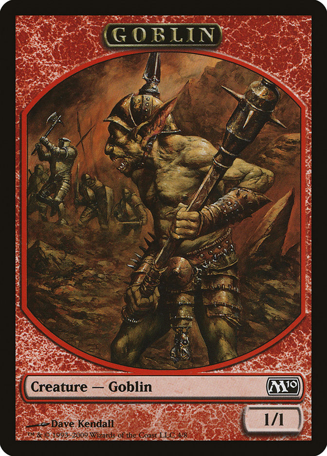 Goblin Token [Magic 2010 Tokens] | Red Riot Games CA