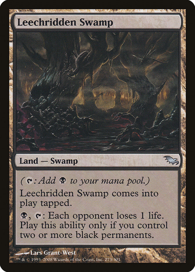 Leechridden Swamp [Shadowmoor] | Red Riot Games CA
