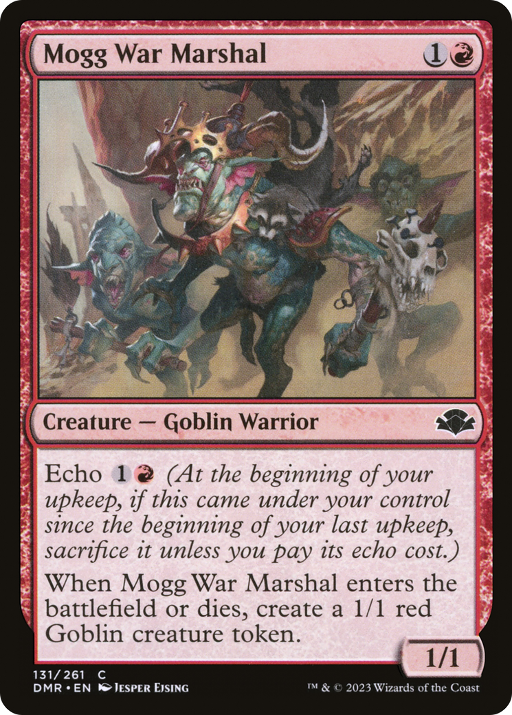 Mogg War Marshal [Dominaria Remastered] | Red Riot Games CA