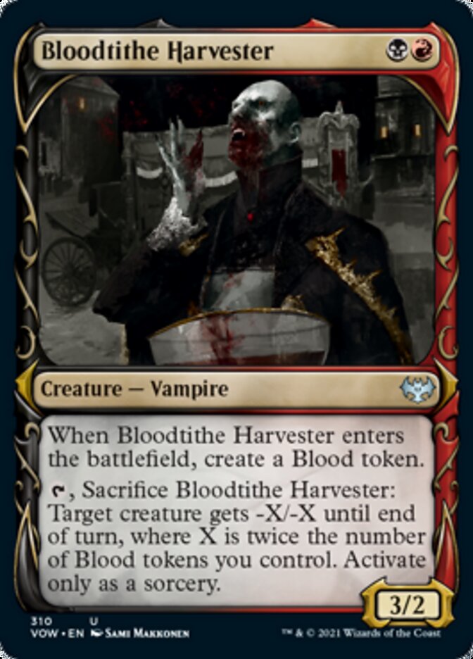 Bloodtithe Harvester (Showcase Fang Frame) [Innistrad: Crimson Vow] | Red Riot Games CA