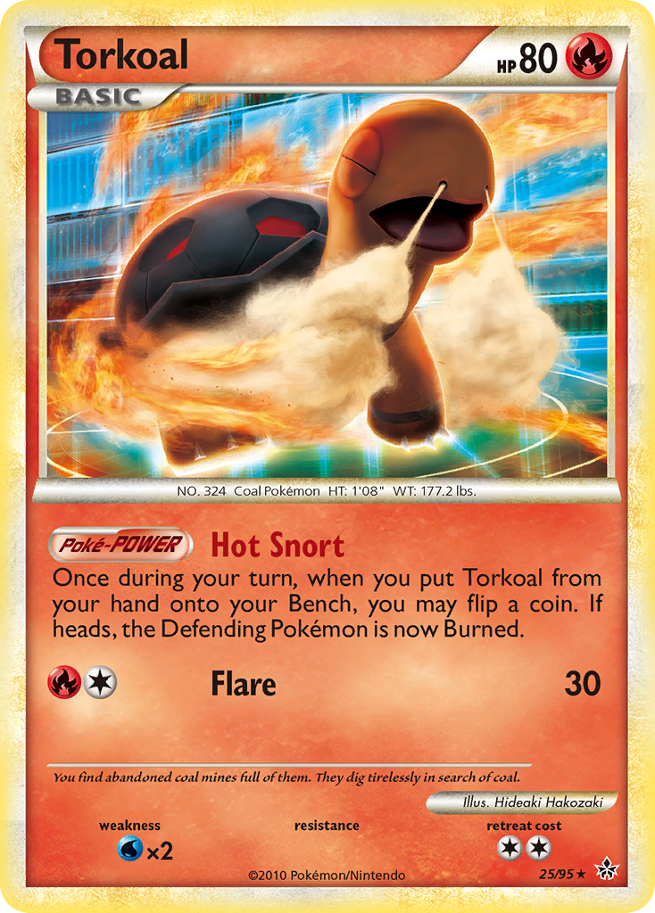 Torkoal (25/95) [HeartGold & SoulSilver: Unleashed] | Red Riot Games CA