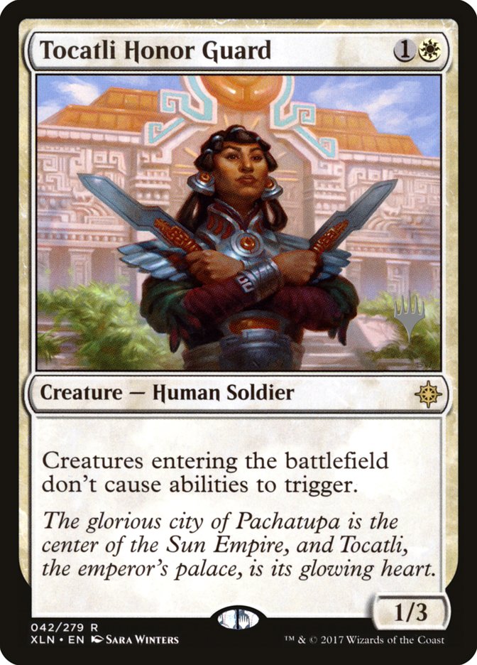 Tocatli Honor Guard (Promo Pack) [Ixalan Promos] | Red Riot Games CA