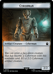 Copy // Cyberman Double-Sided Token [Doctor Who Tokens] | Red Riot Games CA