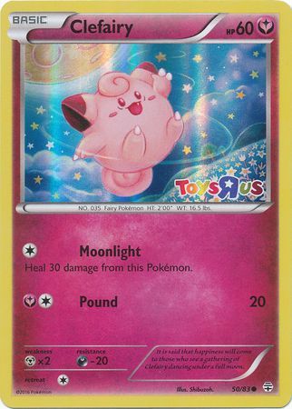 Clefairy (50/83) (Toys R Us Promo) [XY: Generations] | Red Riot Games CA