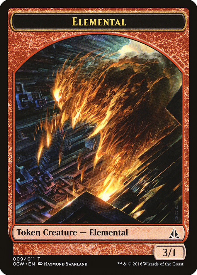 Elemental Token (009/011) [Oath of the Gatewatch Tokens] | Red Riot Games CA