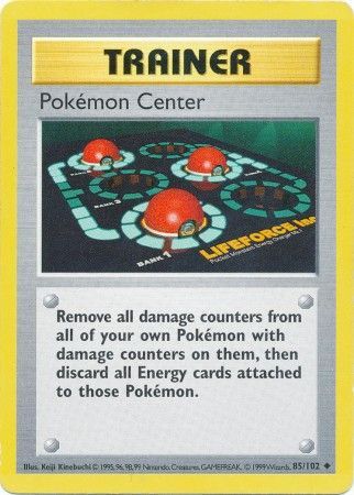 Pokemon Center (85/102) [Base Set Shadowless Unlimited] | Red Riot Games CA