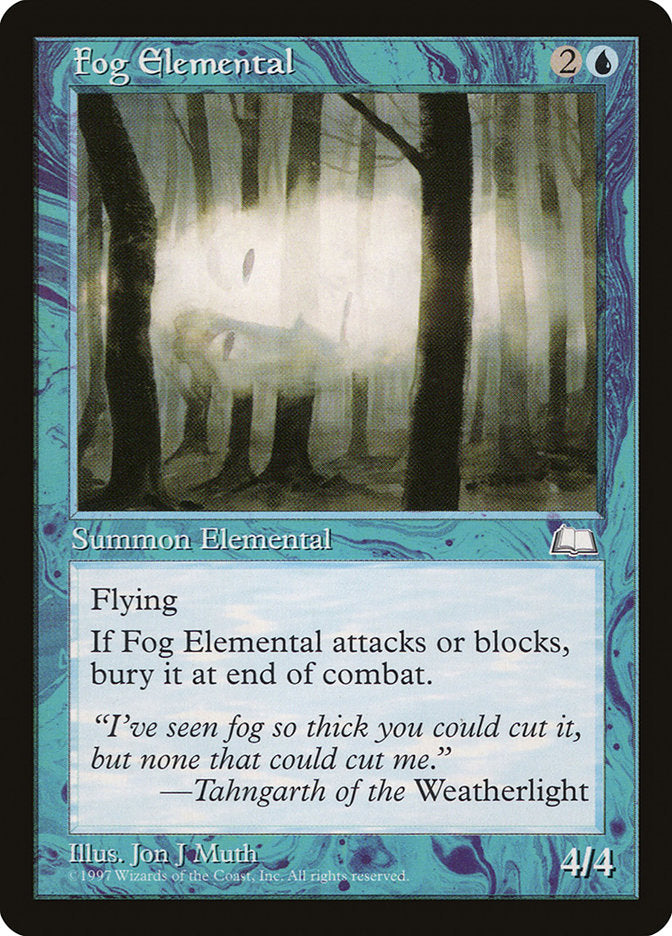 Fog Elemental [Weatherlight] | Red Riot Games CA