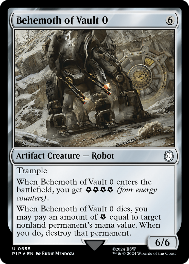 Behemoth of Vault 0 (Surge Foil) [Fallout] | Red Riot Games CA