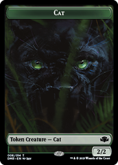 Elephant // Cat (008) Double-Sided Token [Dominaria Remastered Tokens] | Red Riot Games CA