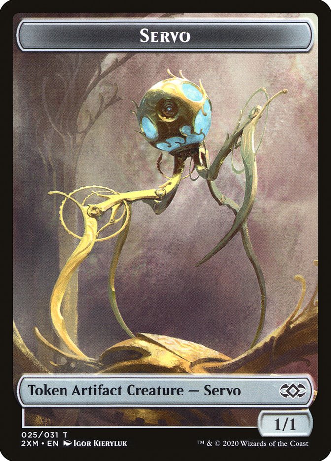 Eldrazi Spawn // Servo Double-Sided Token [Double Masters Tokens] | Red Riot Games CA