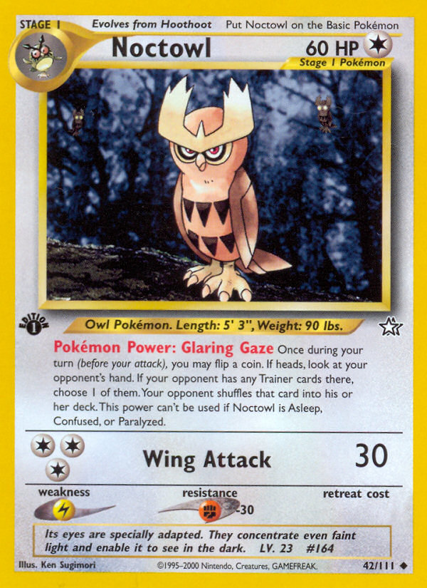 Noctowl (42/111) [Neo Genesis 1st Edition] | Red Riot Games CA