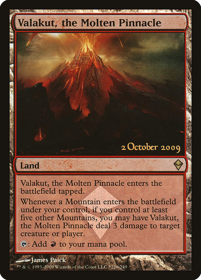 Valakut, the Molten Pinnacle [Zendikar Prerelease Promos] | Red Riot Games CA