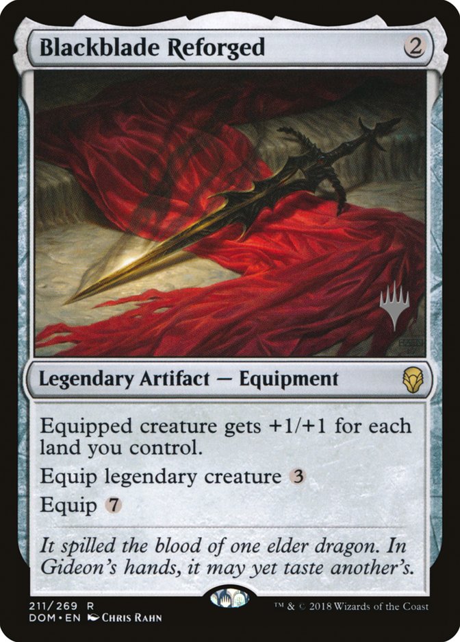 Blackblade Reforged (Promo Pack) [Dominaria Promos] | Red Riot Games CA