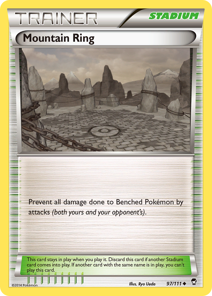Mountain Ring (97/111) [XY: Furious Fists] | Red Riot Games CA