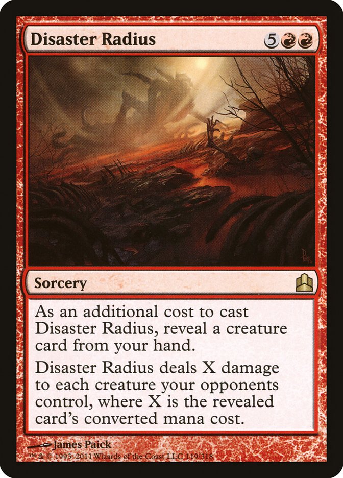Disaster Radius [Commander 2011] | Red Riot Games CA