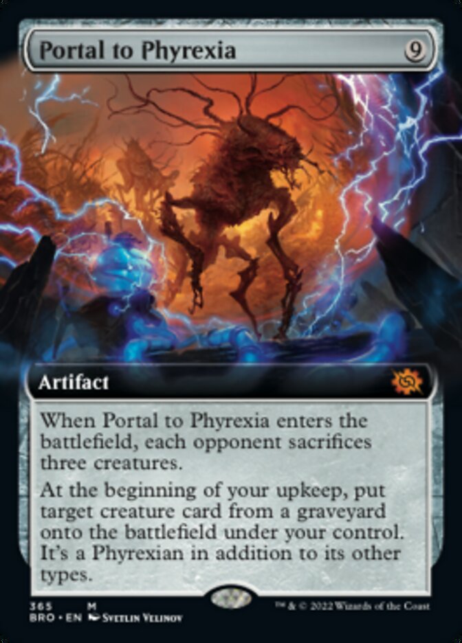 Portal to Phyrexia (Extended Art) [The Brothers' War] | Red Riot Games CA