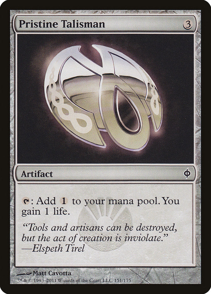 Pristine Talisman [New Phyrexia] | Red Riot Games CA